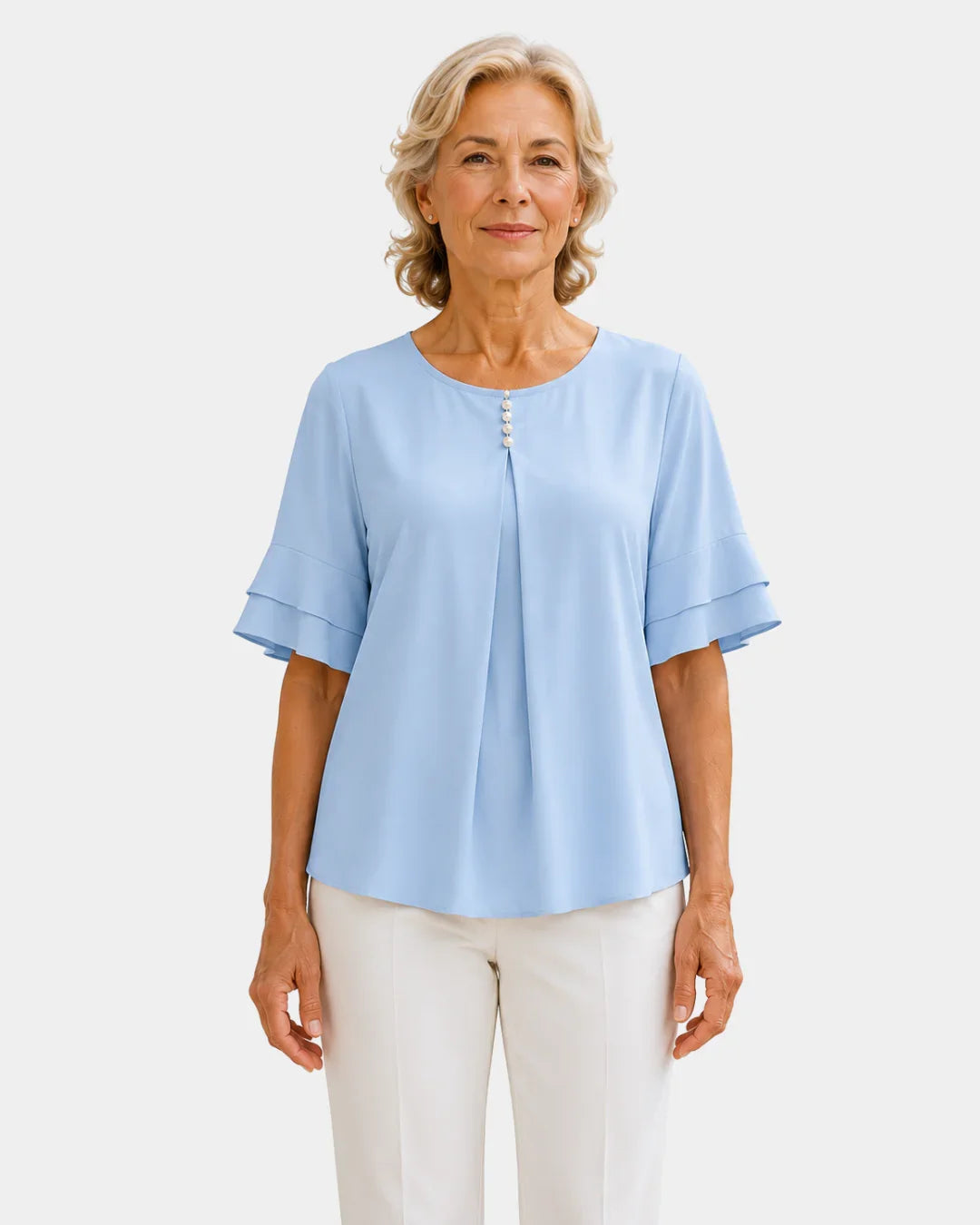 Hadelinde | Elegant Button-Down Blouse