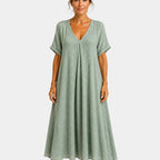 Basin | Lightweight maxi dress with a V-neck