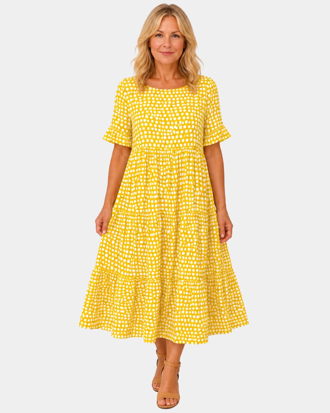 Belzamine | Lightweight Polka Dot Dress