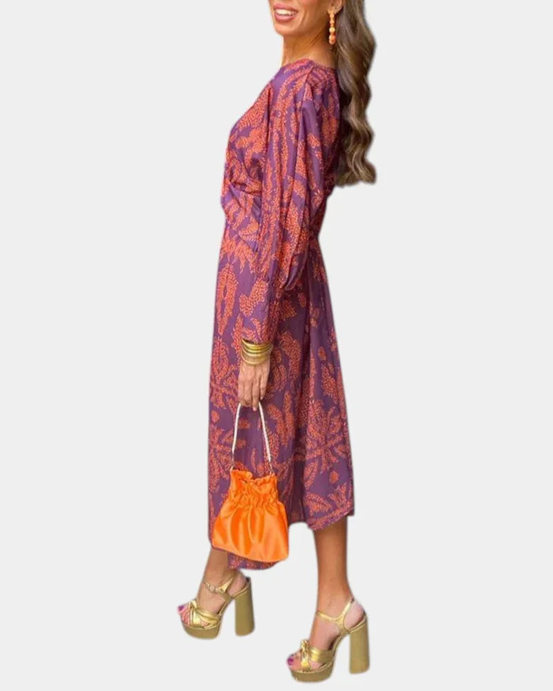 Eve | Elegant Dress with a Timeless Print