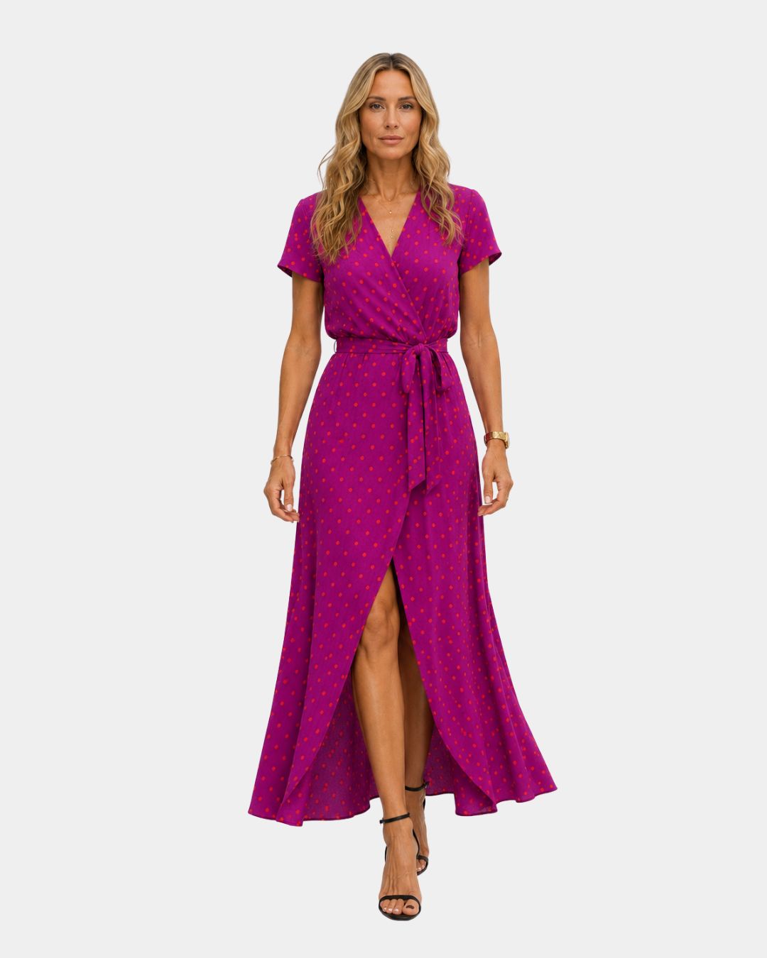 Aurélisse | Elegant V-Neck Dress
