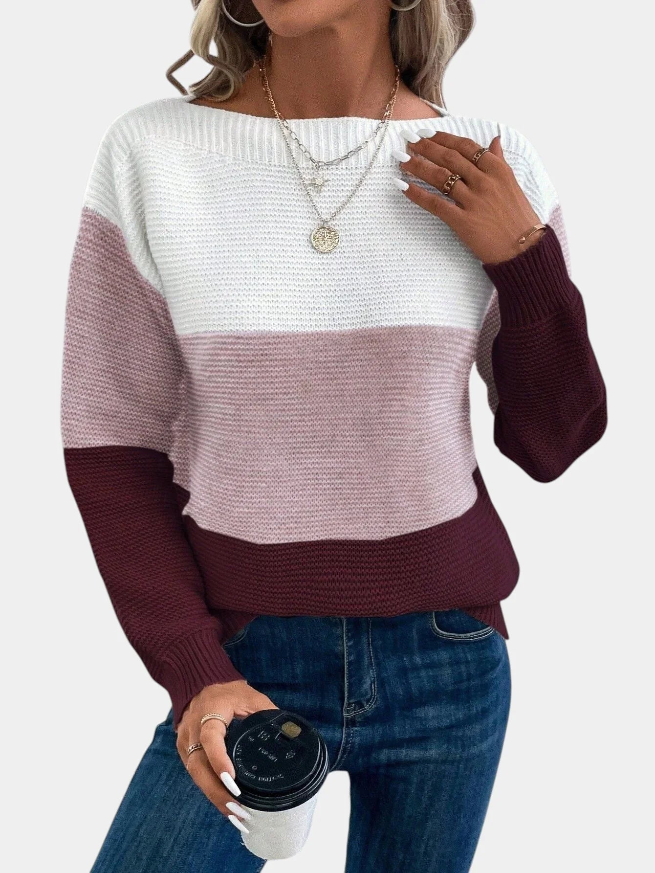 Serena | Soft Gradient Jumper with a Comfortable Fit