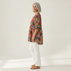 Alina | Long Printed Blouse