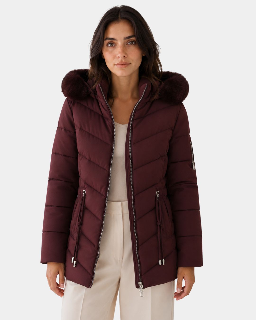 Anéline | Manteau puffer matelassé élégant