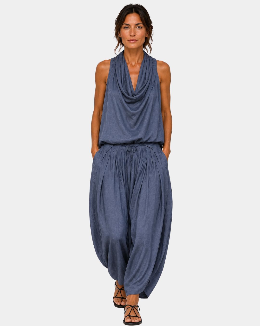 Emmeline | Sleeveless Top and Trousers Set