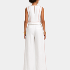 Aymone | Modern design trouser suit and blouse set