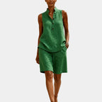 Mélior | Sleeveless Summer Set with Shorts
