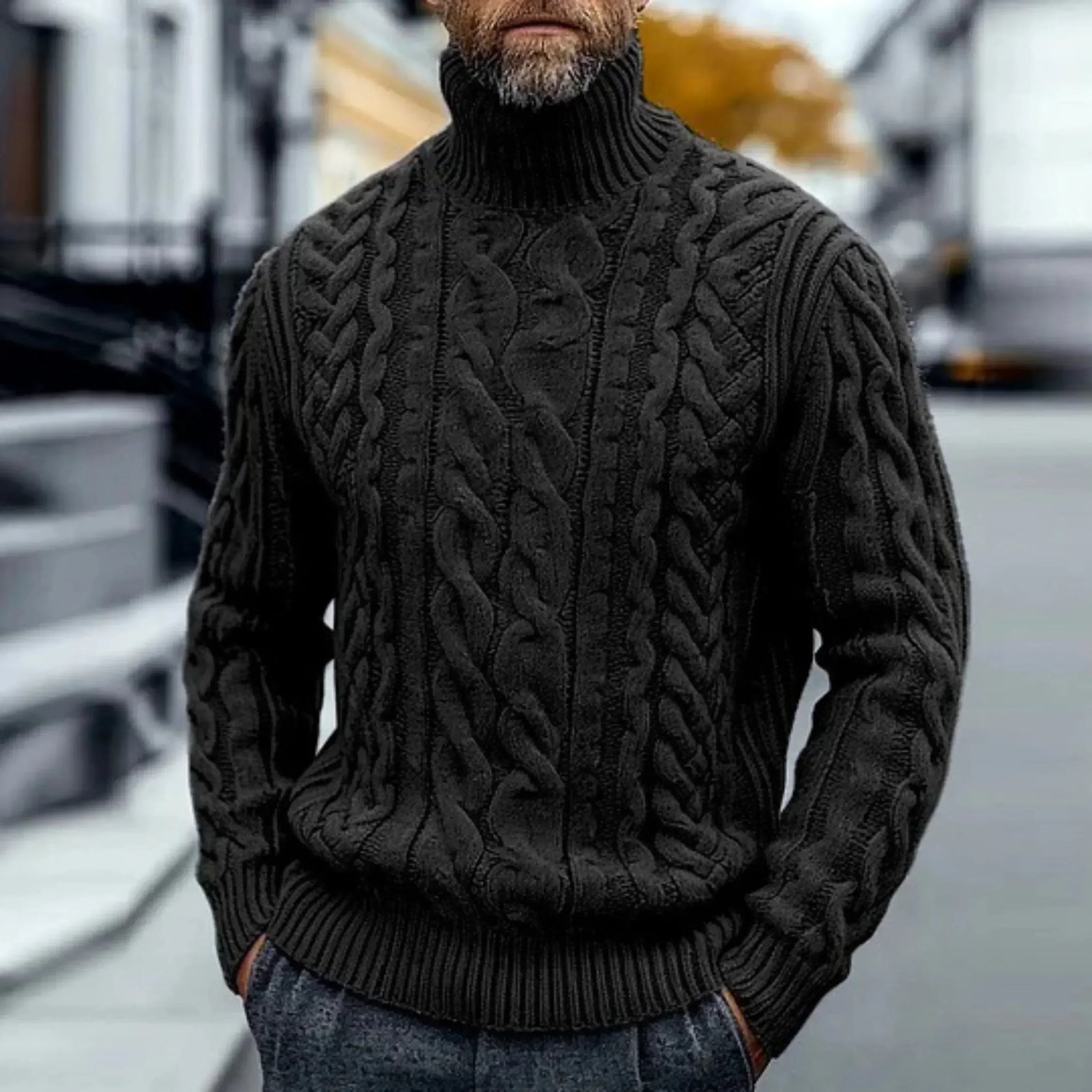 Harald | Vintage Cable Knit Jumper