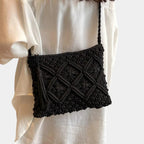 Patricia | Woven-effect shoulder bag