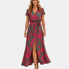 Aurélisse | Elegant V-Neck Dress