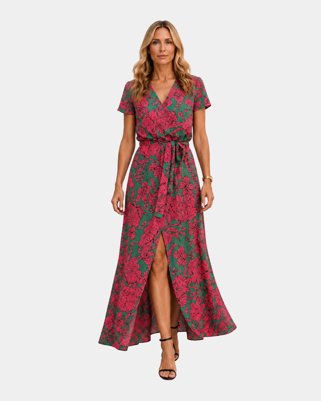 Aurélisse | Elegant V-Neck Dress