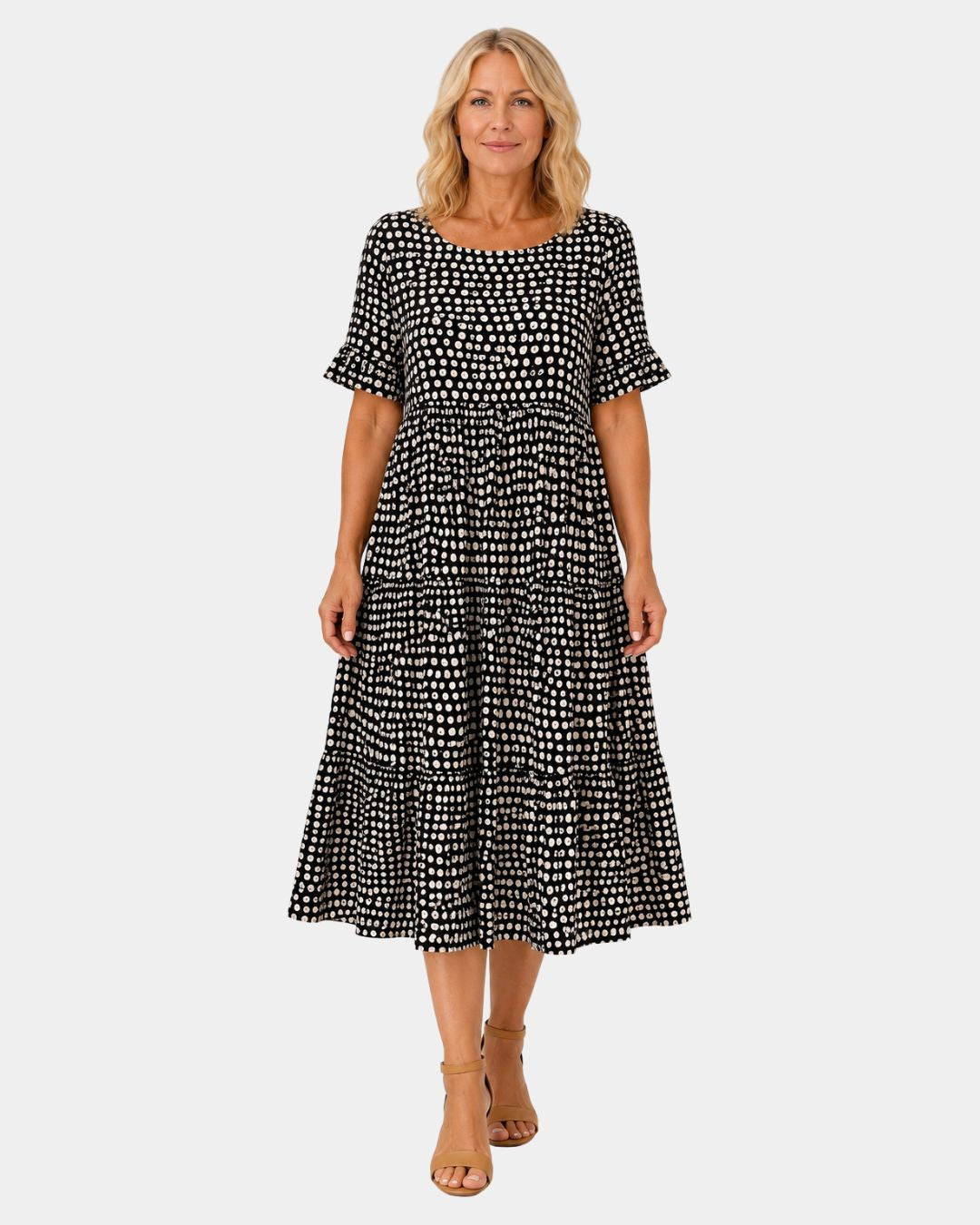 Belzamine | Lightweight Polka Dot Dress