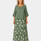 Agnès | Elegant Flowing Maxi Dress