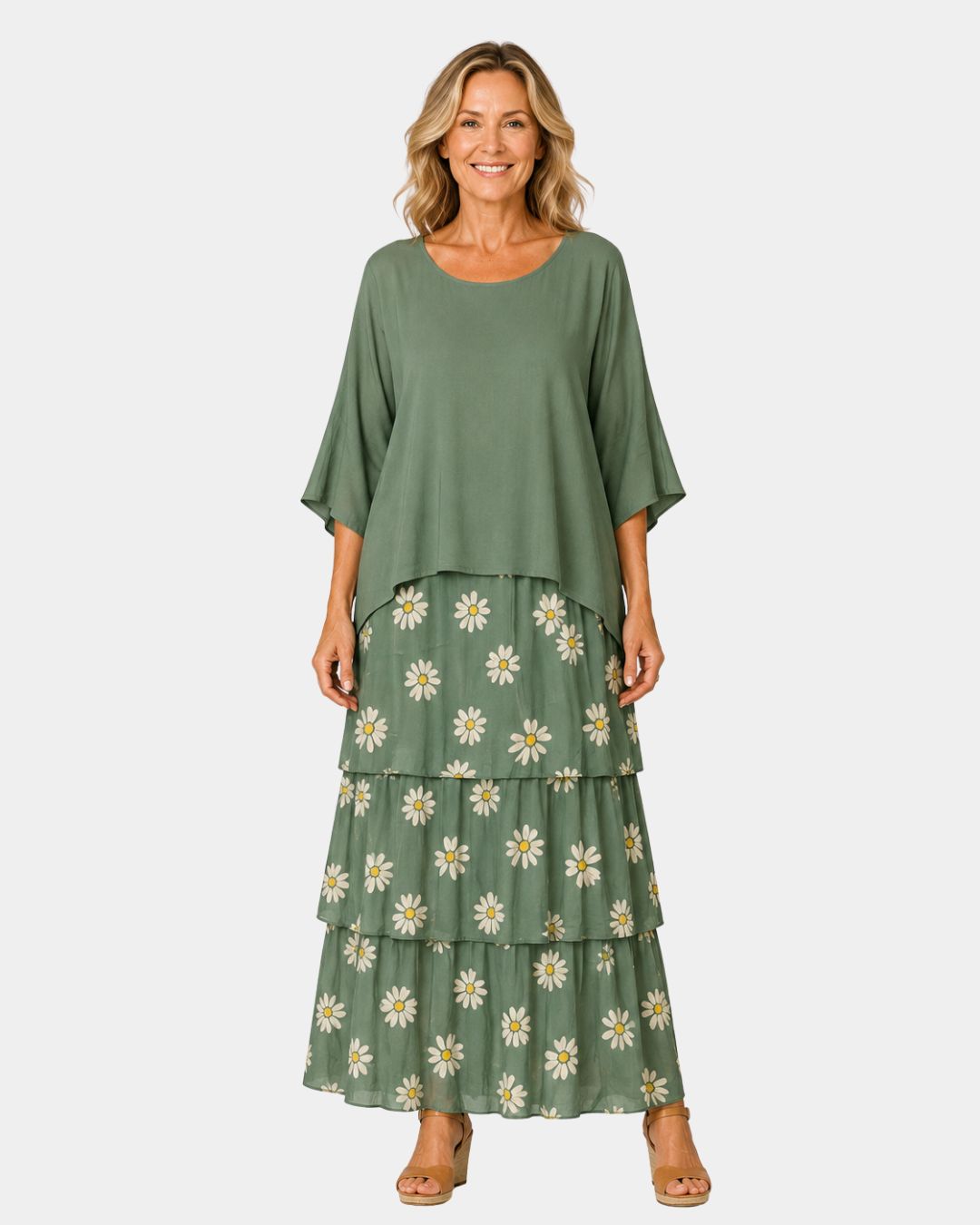 Agnès | Elegant Flowing Maxi Dress