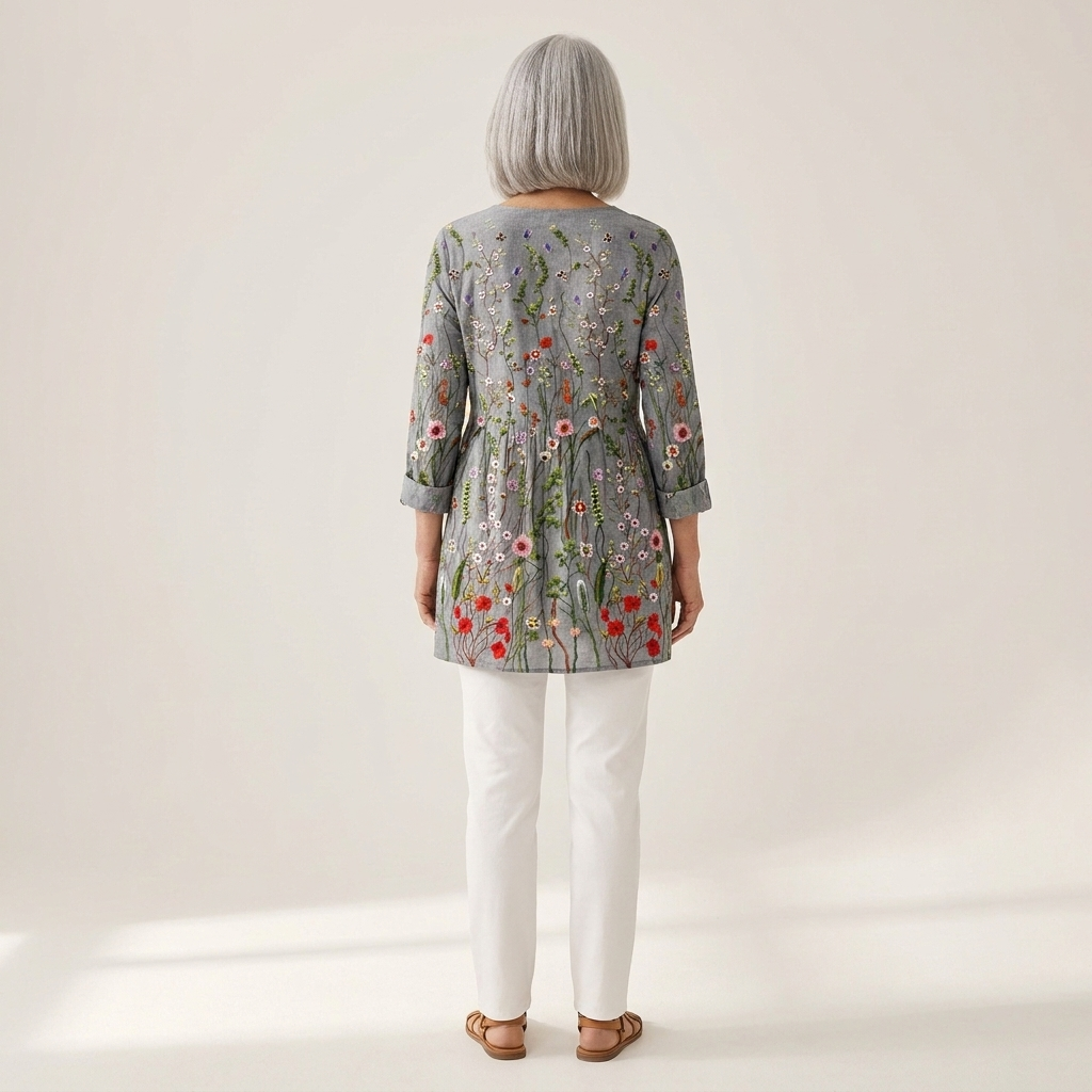Sloane | Long Printed Blouse