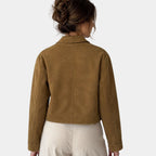Floréanne | Veste décontractée élégante à col français avec manches longues