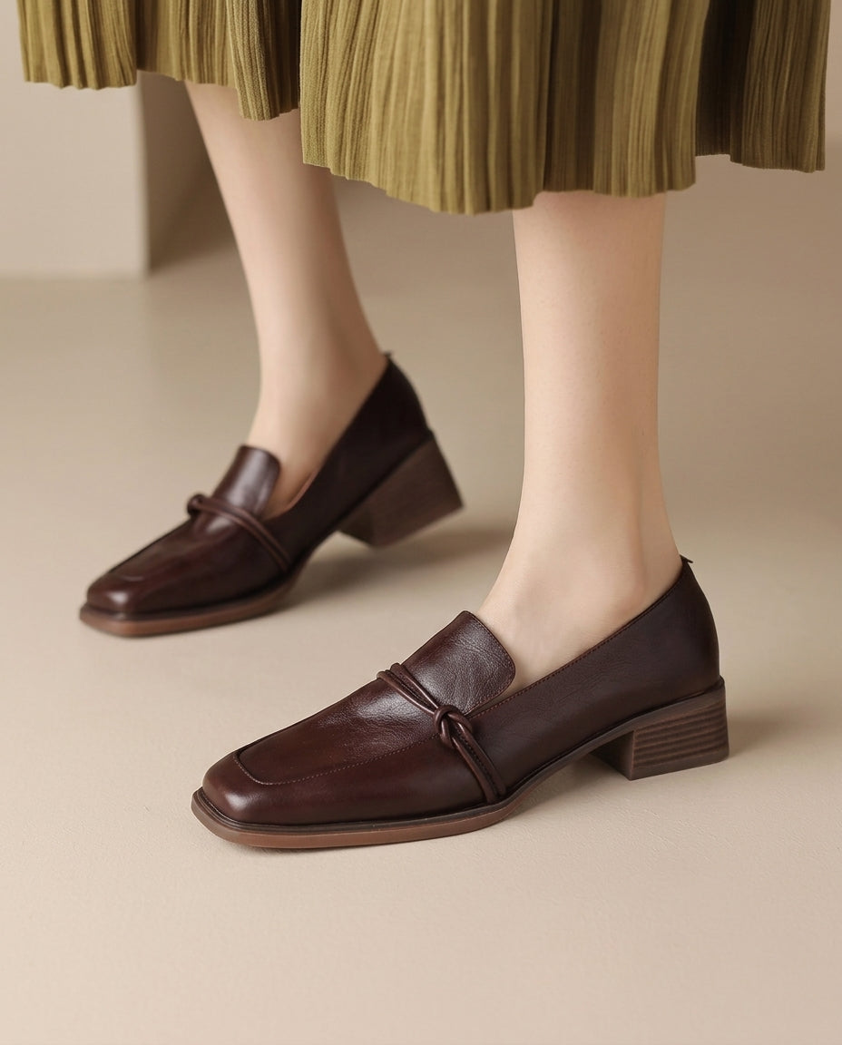 Audrey | Comfortable Women's Block-Heel Loafers