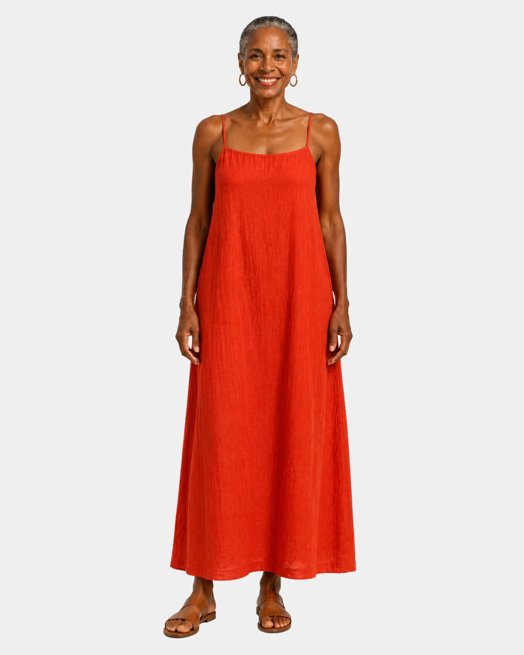 Désideria | Spaghetti strap maxi dress