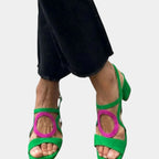 Guillelmine | Square-toe sandals with a rounded cut