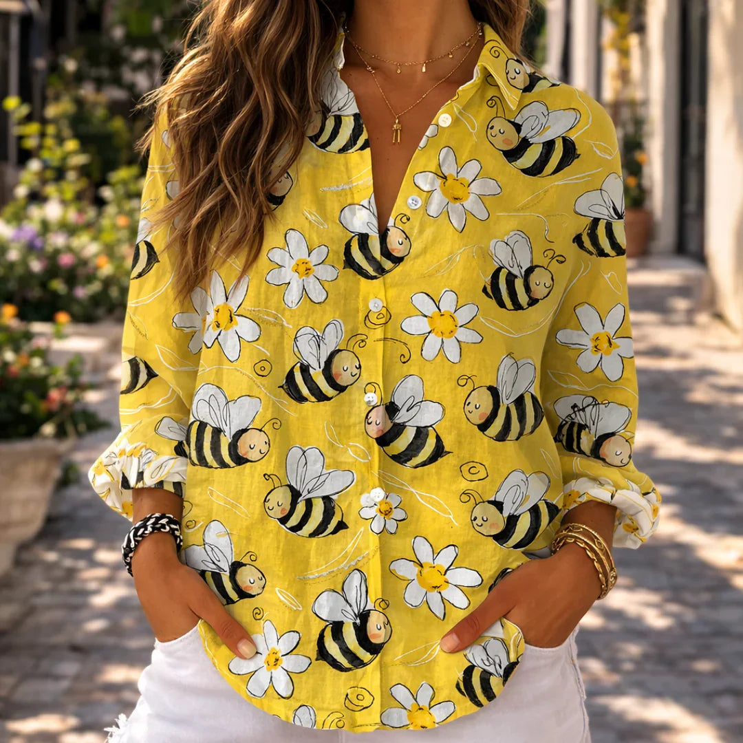 Yasmine | Honeycomb Blouse