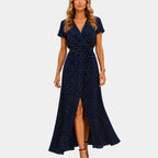 Aurélisse | Elegant V-Neck Dress