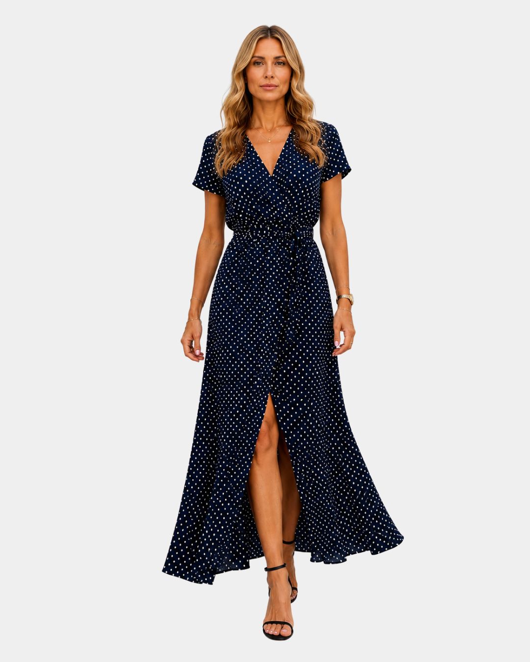 Aurélisse | Elegant V-Neck Dress
