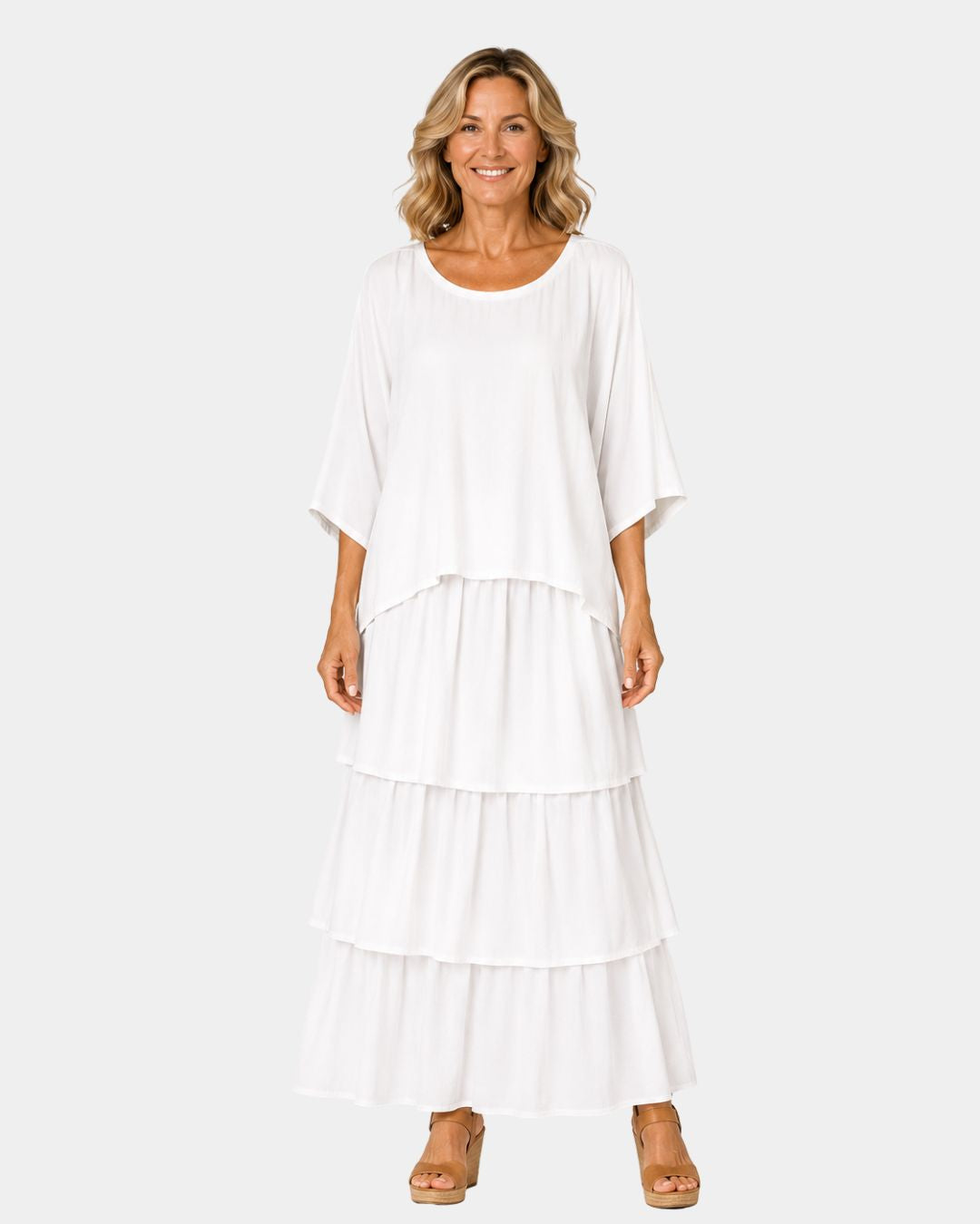 Agnès | Elegant Flowing Maxi Dress