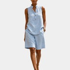Mélior | Sleeveless Summer Set with Shorts