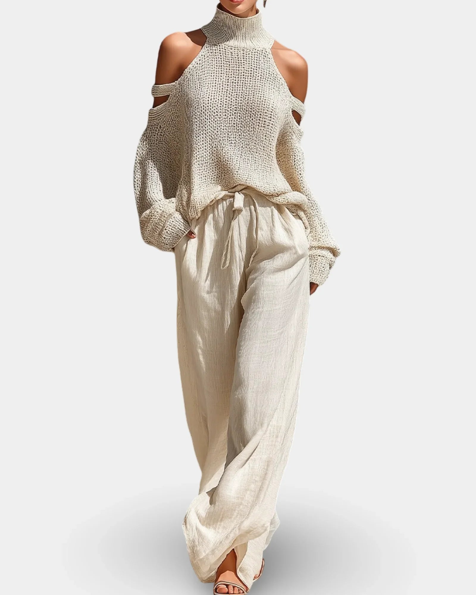 Camile | Fashionable Knit and Pant Set