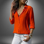 Valeria | Classic Button-Down Blouse