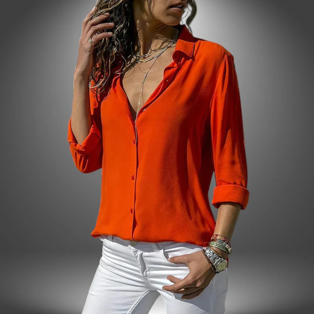 Valeria | Classic Button-Down Blouse