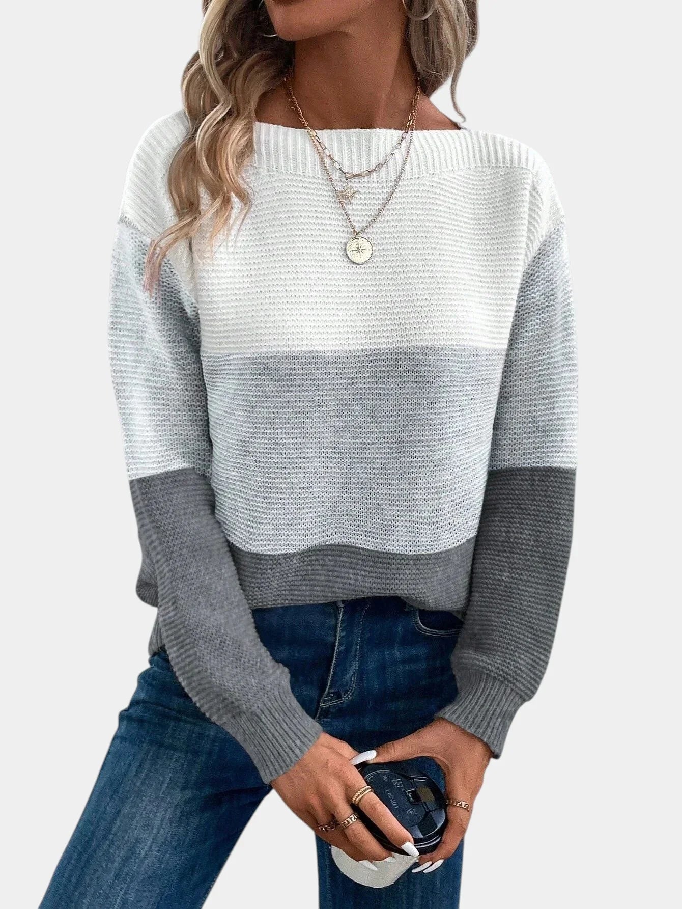 Serena | Soft Gradient Jumper with a Comfortable Fit