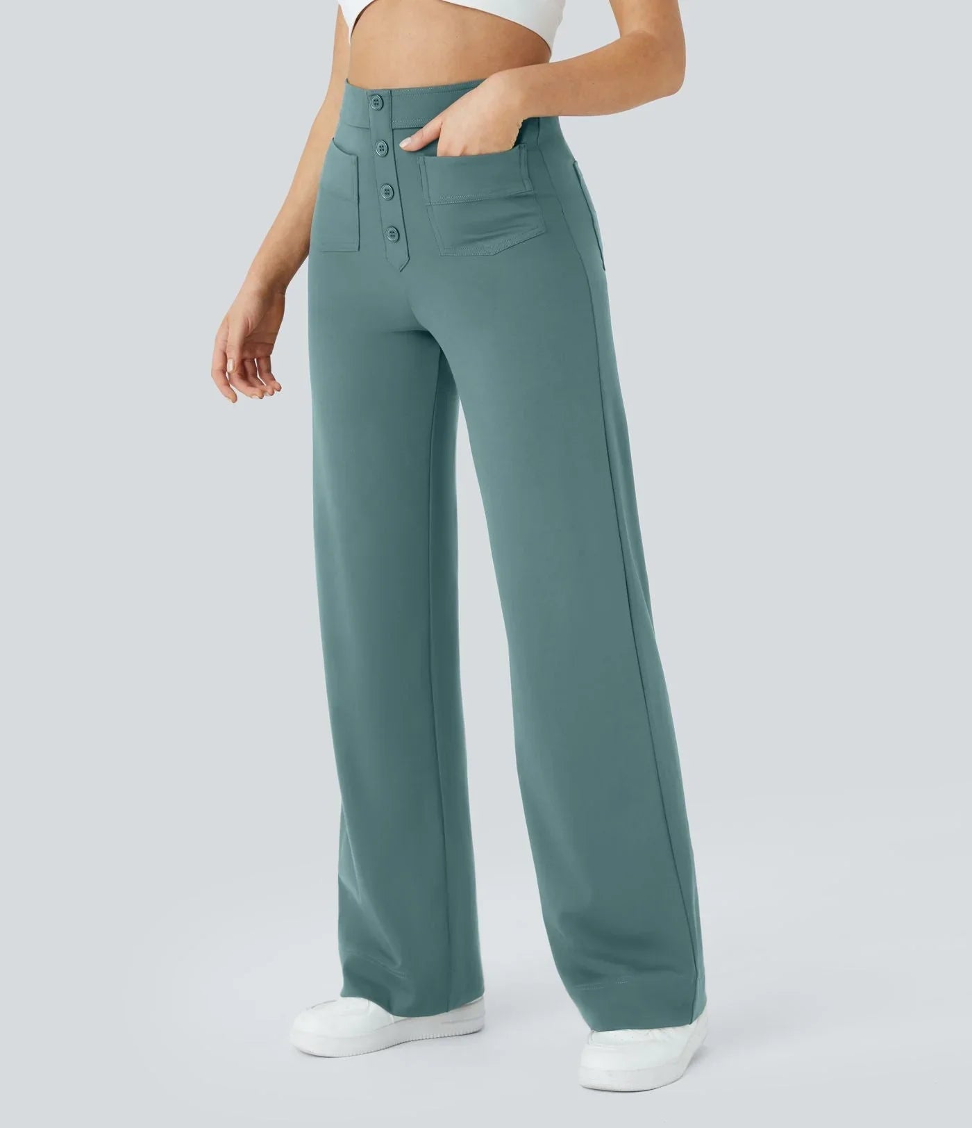 Jade | Comfortable Elastic Waist Trousers