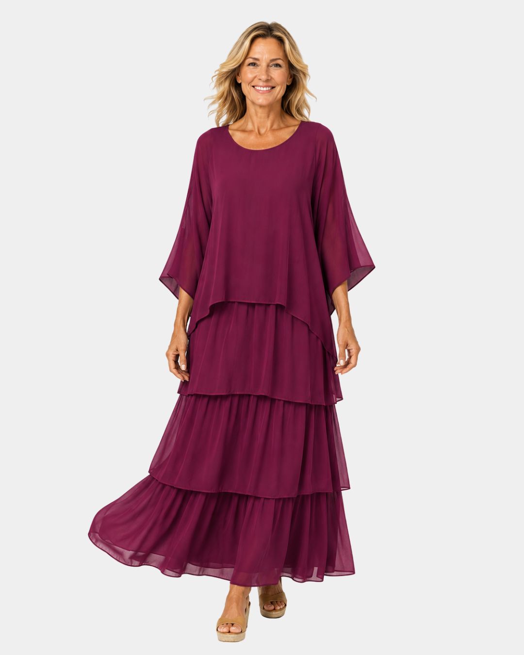 Agnès | Elegant Flowing Maxi Dress
