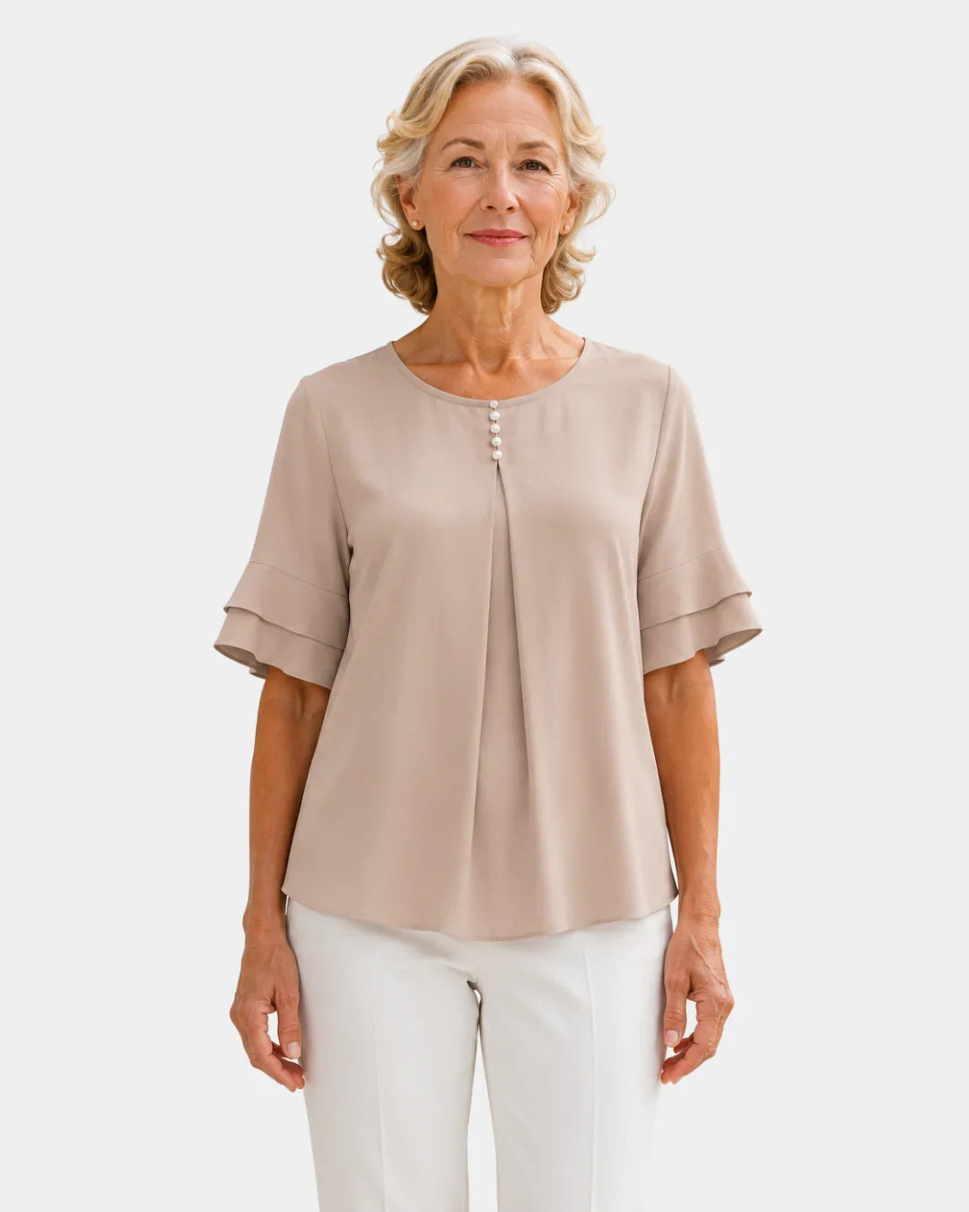 Hadelinde | Elegant Button-Down Blouse