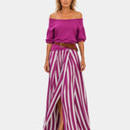 Étiennette | Mediterranean-style blouse and skirt set