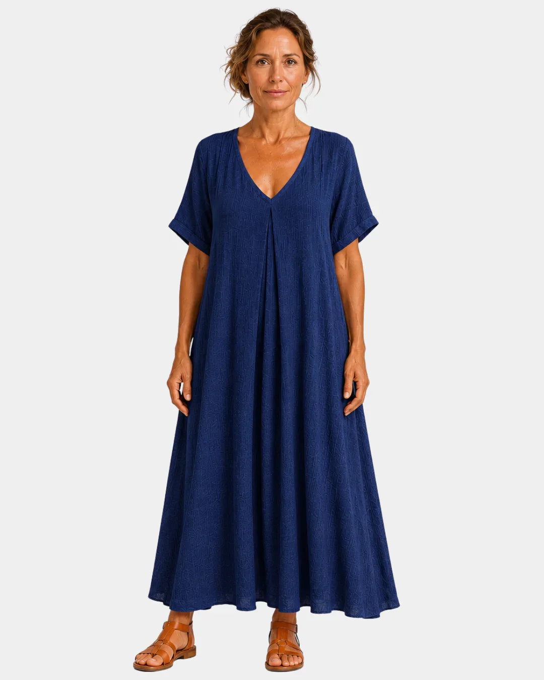 Basin | Lightweight maxi dress with a V-neck