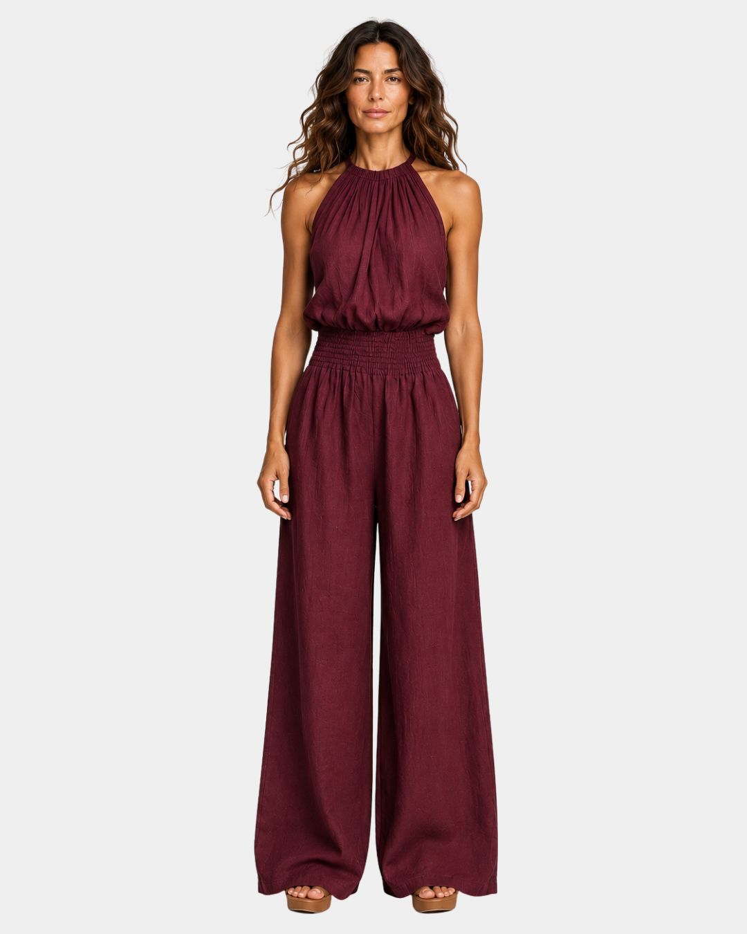 Audenette | Elegant Halter Neck Jumpsuit