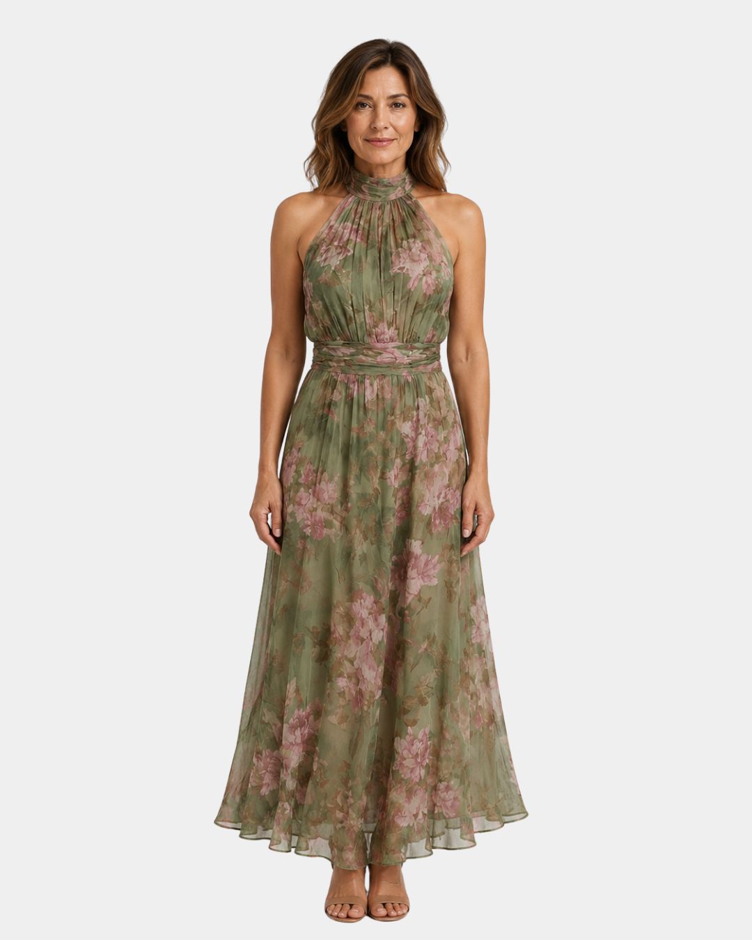 Maïa | Elegant Floral Maxi Dress