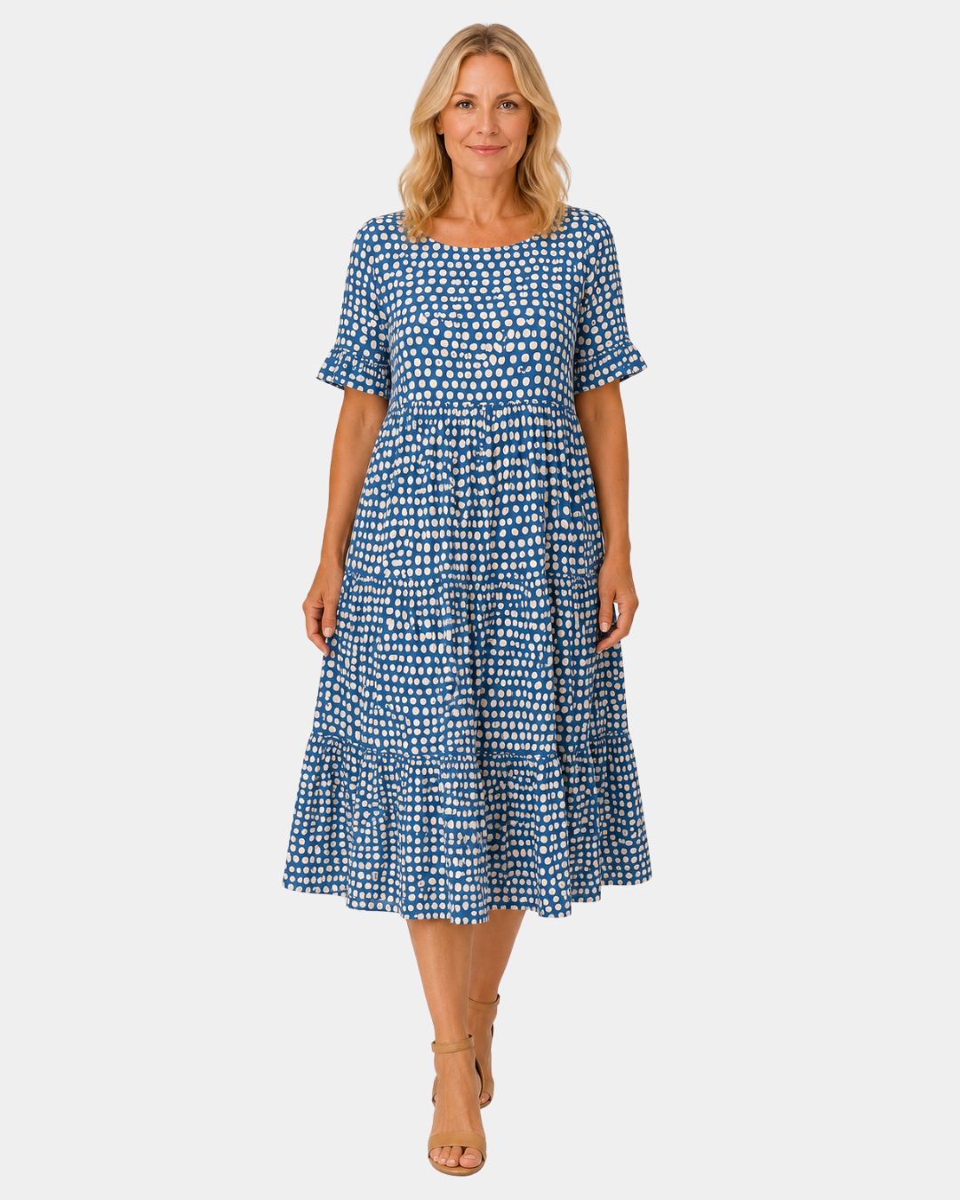 Belzamine | Lightweight Polka Dot Dress