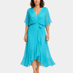 Carmen | Chiffon Dress with V-Neck