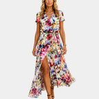 Aurélisse | Elegant V-Neck Dress