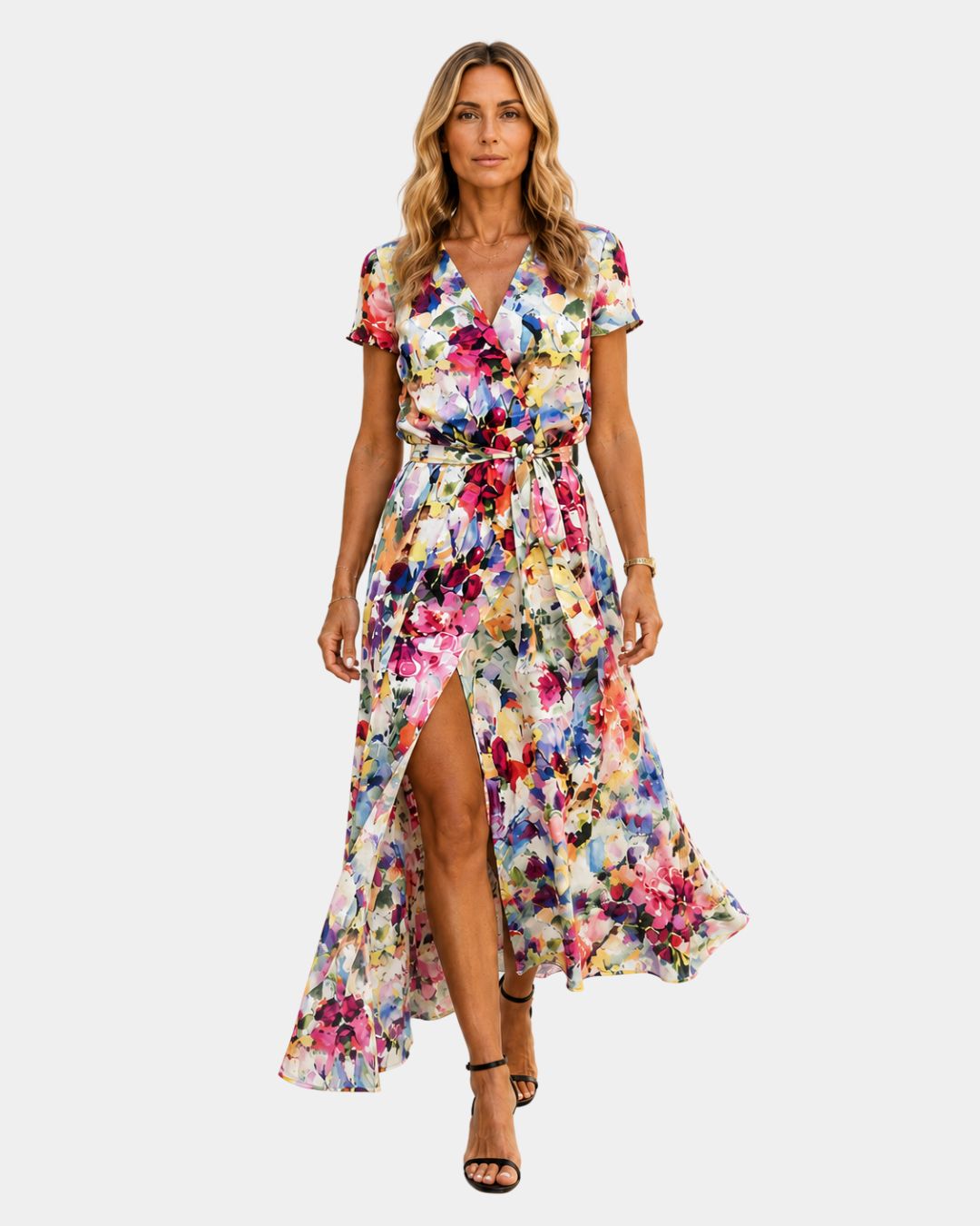 Aurélisse | Elegant V-Neck Dress