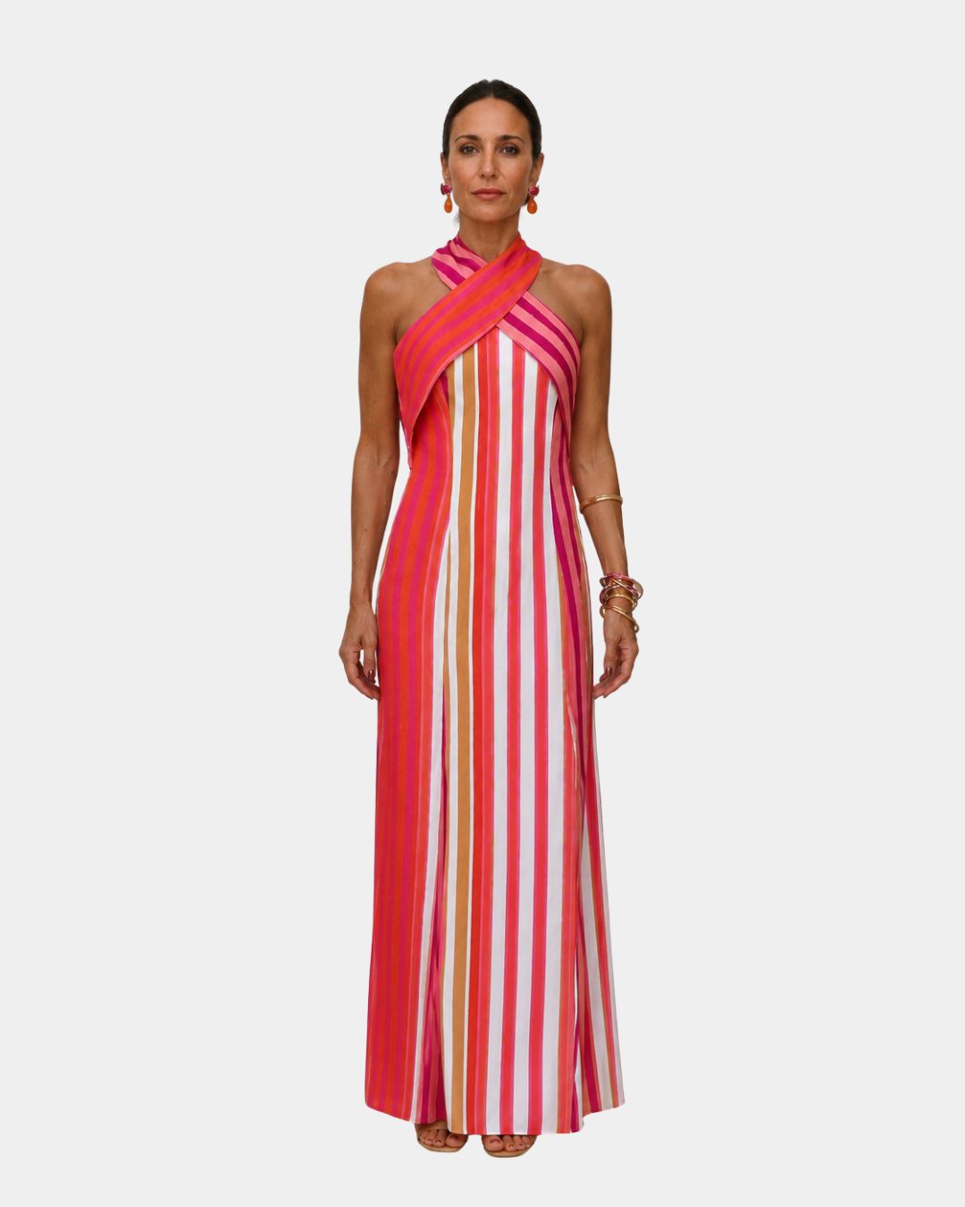 Arceline | Crossover Neckline Dress