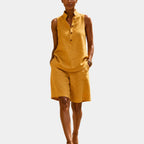 Mélior | Sleeveless Summer Set with Shorts