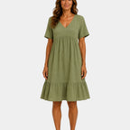 Alixandre | Textured Midi Dress