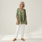 Blair | Long Printed Blouse