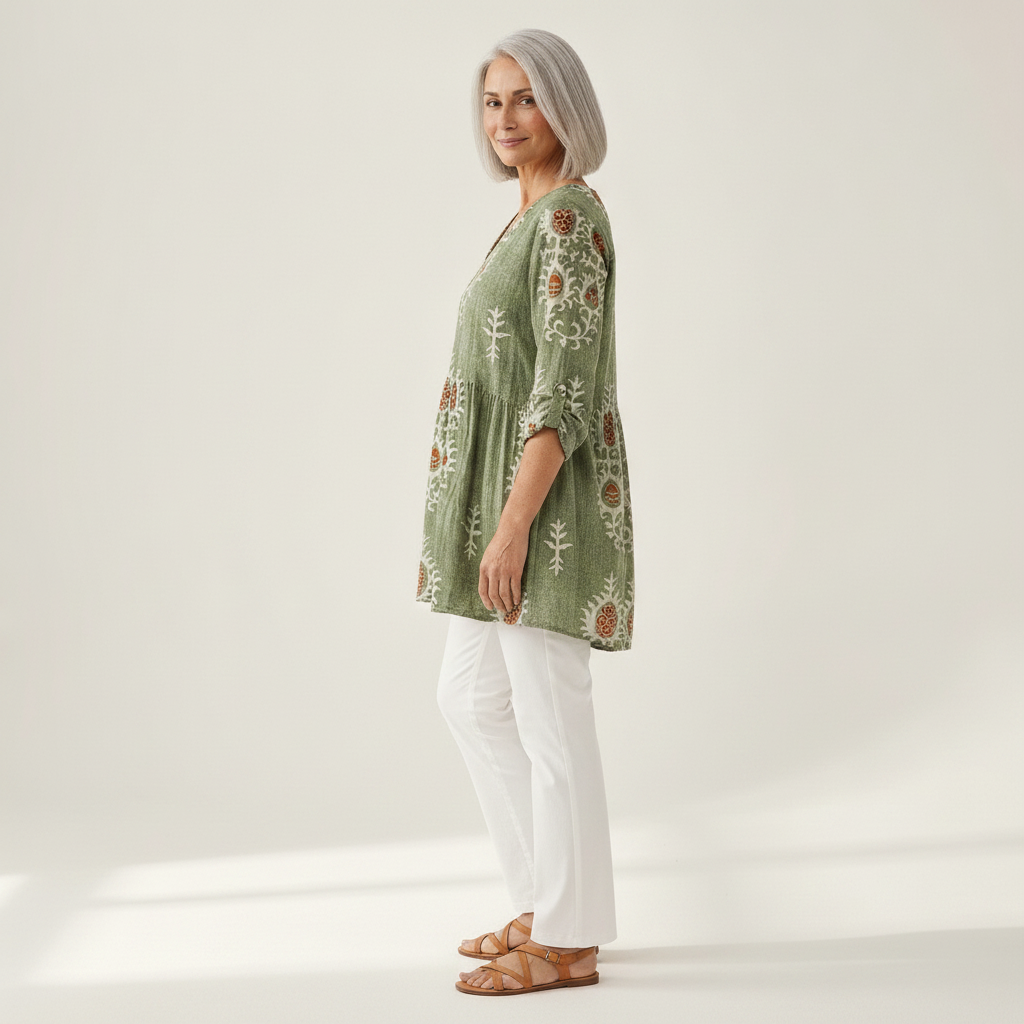 Blair | Long Printed Blouse
