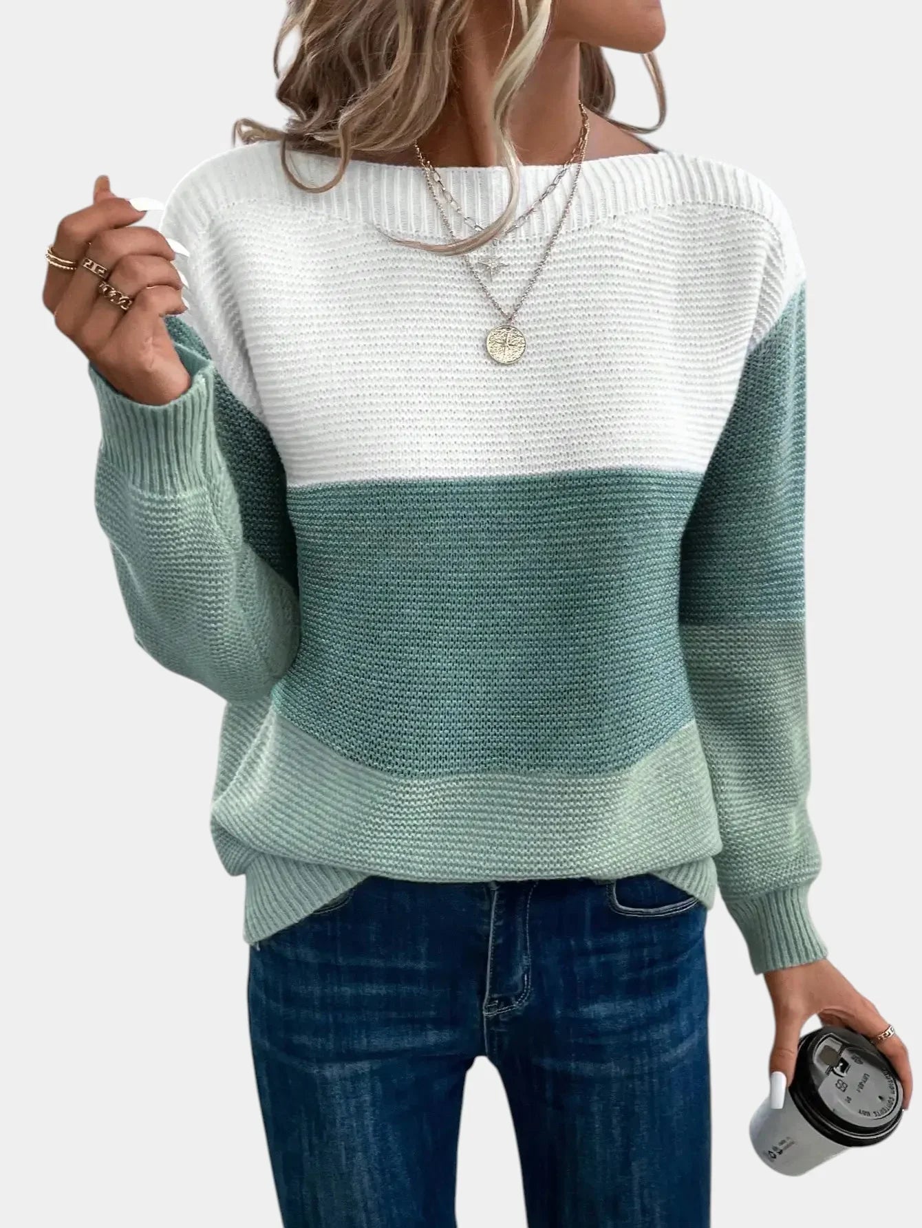 Serena | Soft Gradient Jumper with a Comfortable Fit