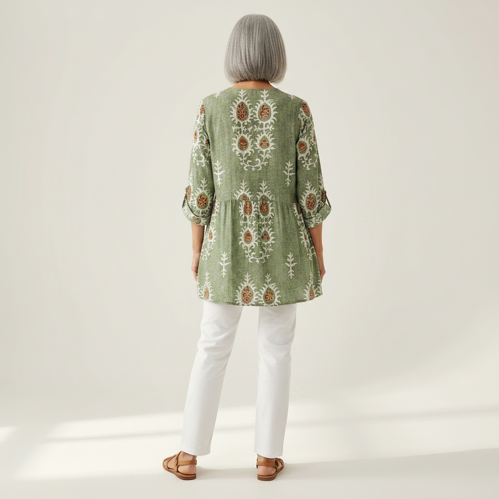 Blair | Long Printed Blouse